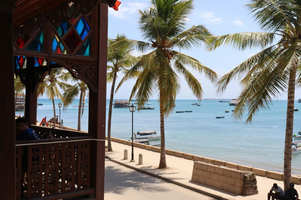 The Zanzibar coastline